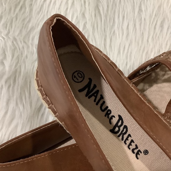 Women’s Brown Rhinestone sparkling Espadrille Platform summer beach shoe… - Picture 10 of 14